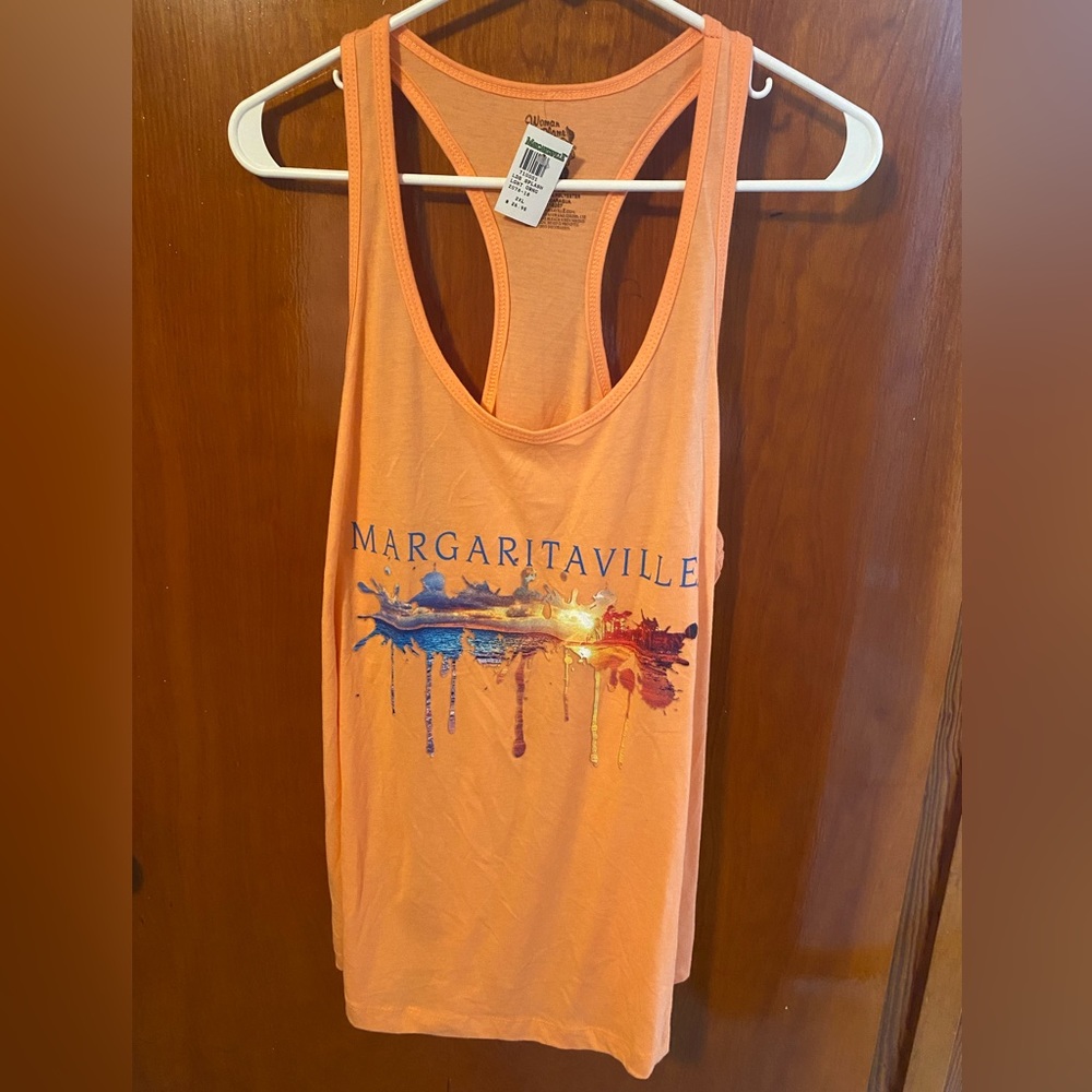 2XL Women’s Orange Margaritaville Racerback Tank - Brand New with Tags!
